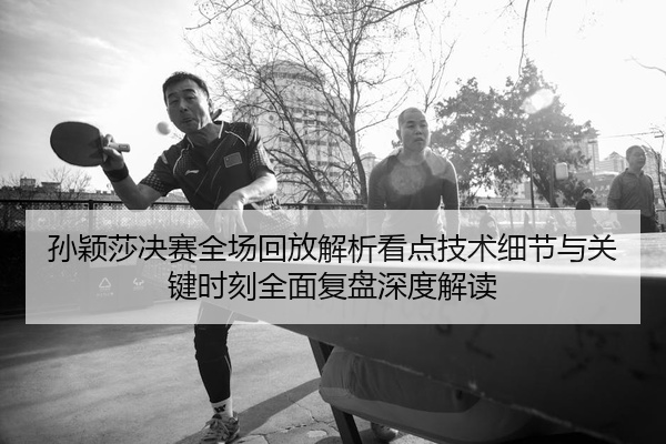 孙颖莎决赛全场回放解析看点技术细节与关键时刻全面复盘深度解读